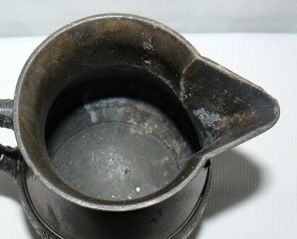 Silver Plated 4 Footed Creamer Pitcher Deco Style