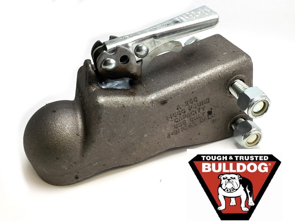 Bulldog 2-5/16 Ball Coupler Trailer Hitch Channel Adjustable A256C 14,000 14K