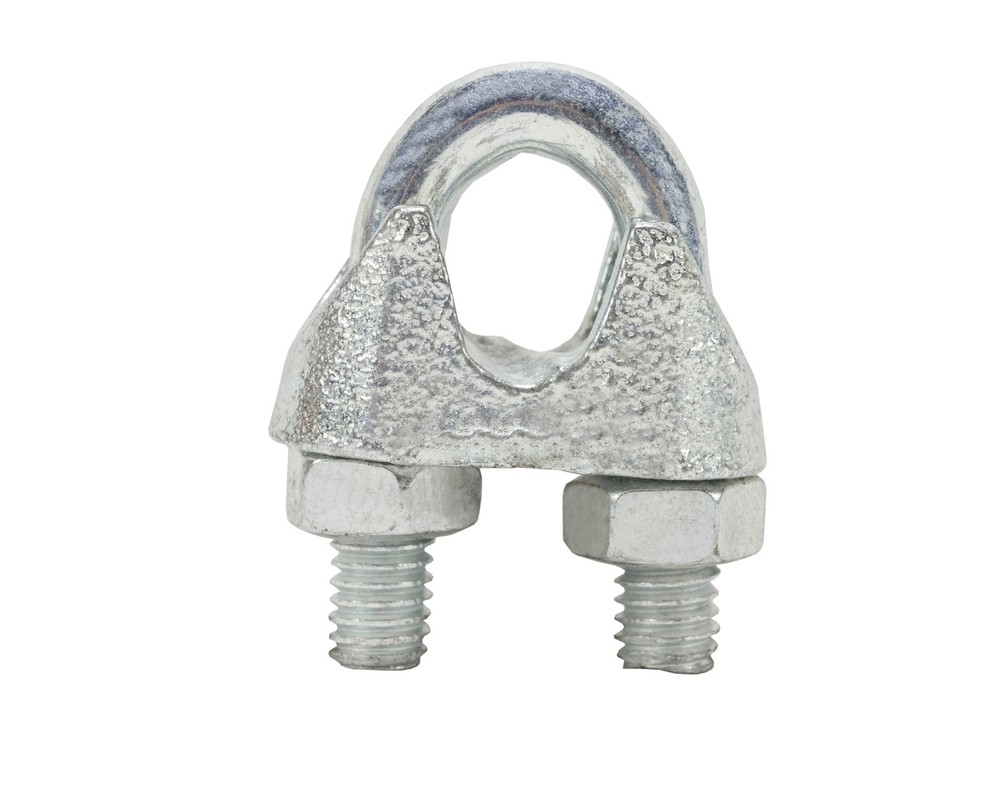 5/8" Galvanized Malleable Wire Rope Clips (5-Pack)