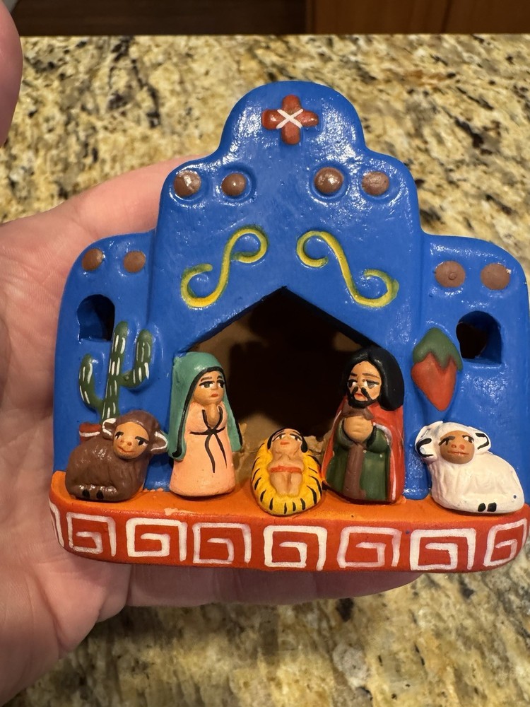 Peruvian Folk Art Nativity Scene