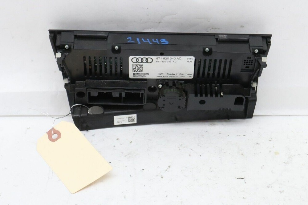 2009-2010 Audi A4 A5 S4 S5 Climate Temperature Control Panel OEM