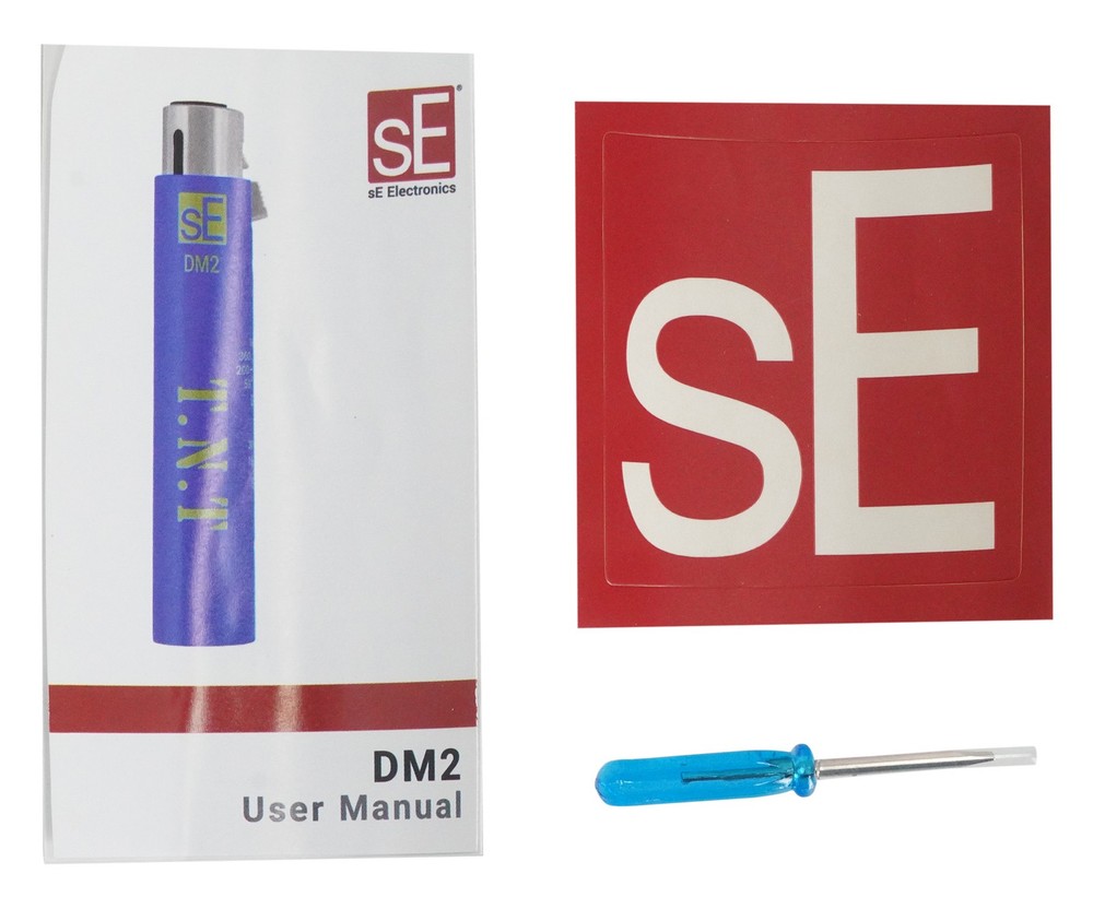 Se Electronics DM2 TNT Microphone Preamp For Dynamic+Passive Ribbon Mics+Cables