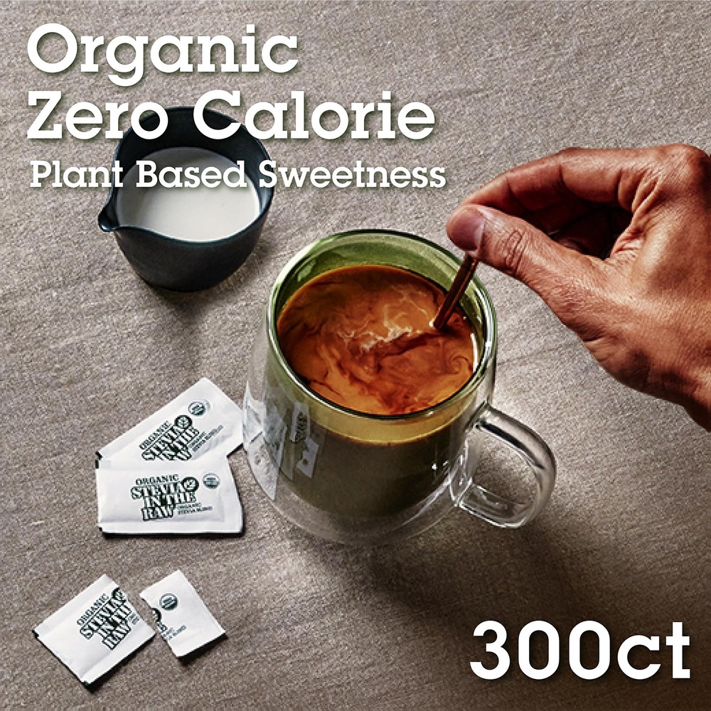ORGANIC STEVIA , Zero-Calorie Sweetener Packets 300 Count (1 Pack)