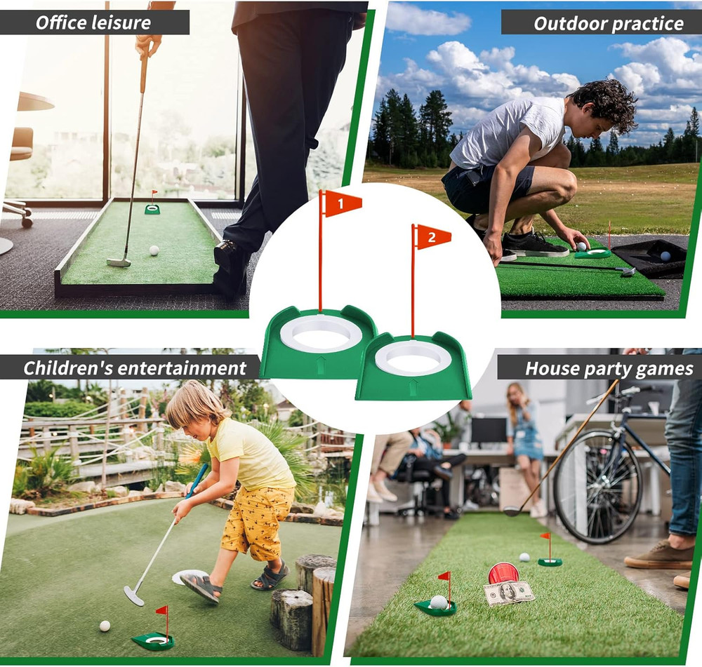 Golf Putting Practice Cup Hole Training Aids Golf Accessories Training Putters w