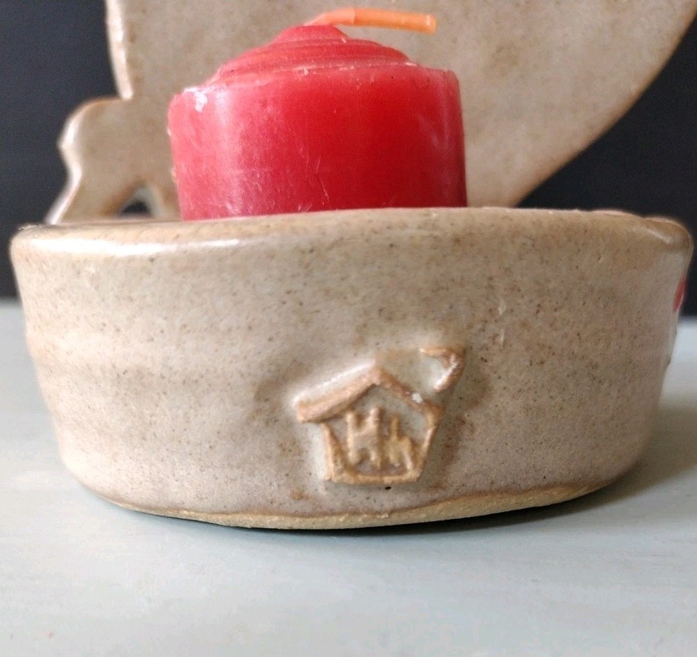 Handmade Ceramic Angel Candle Holder