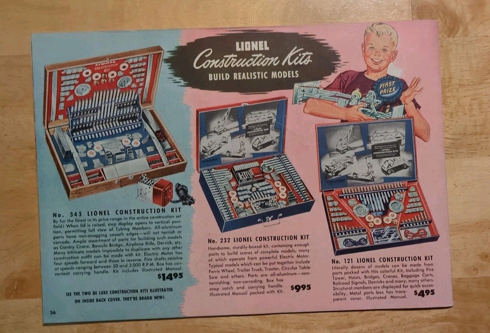 Vintage LIONEL Train Catalog 1948
