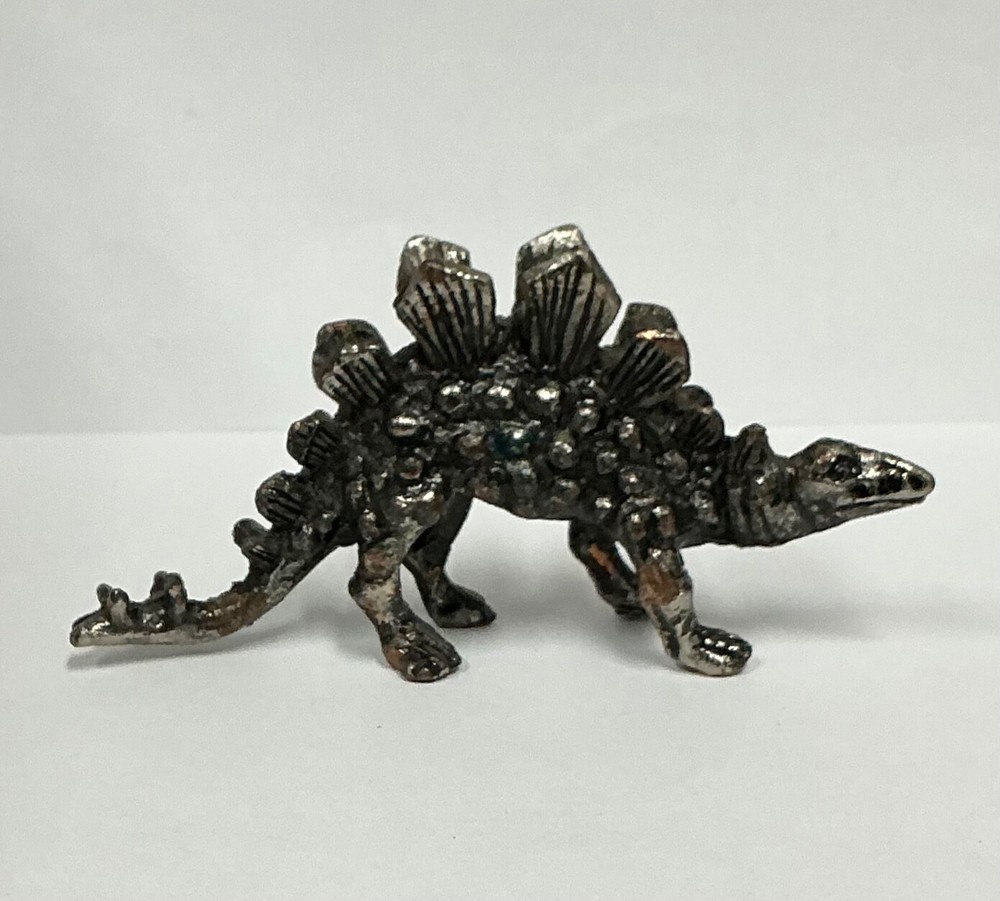 Metal Dinosaur Stegosaurus Miniature Figure
