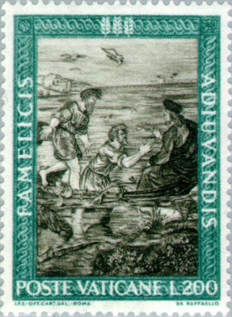 Vatican #Mi426 MNH 1963 Freedom Hunger Fish Draught Murillo Raphael [359]