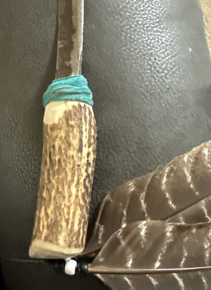 Native Crafted Antler Knife Collector Piece