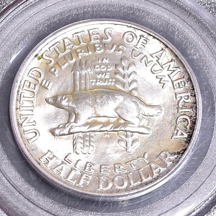 1936 Wisconsin Comm Silver Half Dollar - PGCS MS66 OGH(#60445-L)