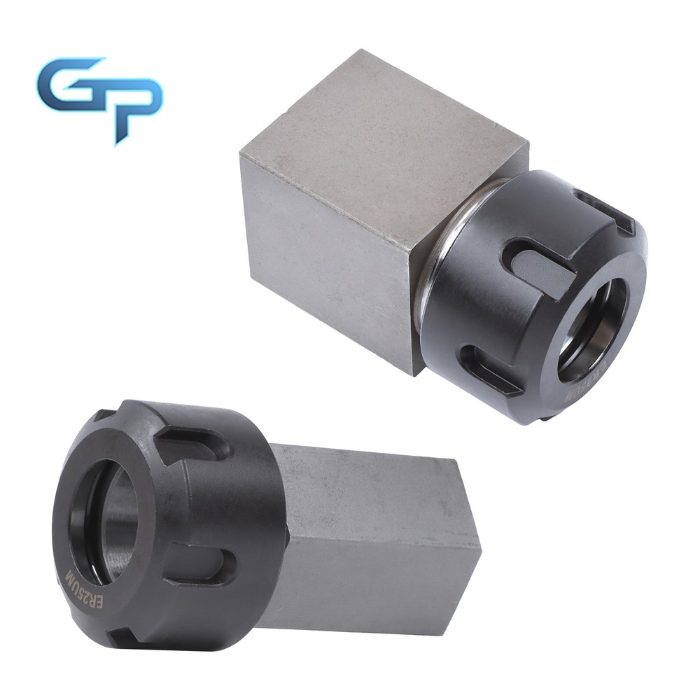 ER-25 Hex & Square Collet Blocks for Multi-Side Machining Work
