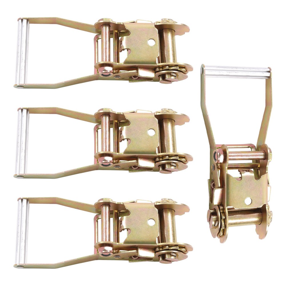 Ratchet Strap Tie Down 4 Pcs 2" Handle Ratchet with Buckle 3333lbs Work Load