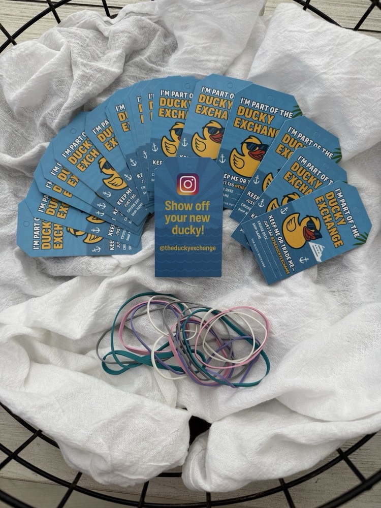 20 Quantity Cruise Duck Tags - The Ducky Exchange