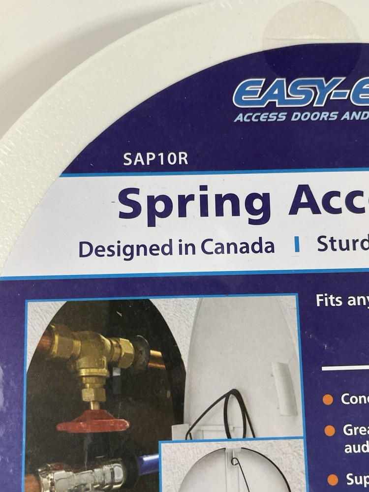 Easy-Exs 10 Inch Round Spring Access Panel SAP10R Plastic