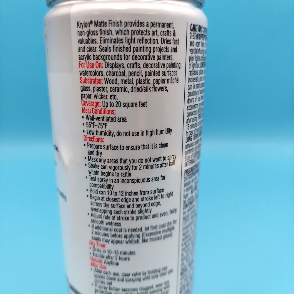 Krylon Matte Finish - Damaged Cap