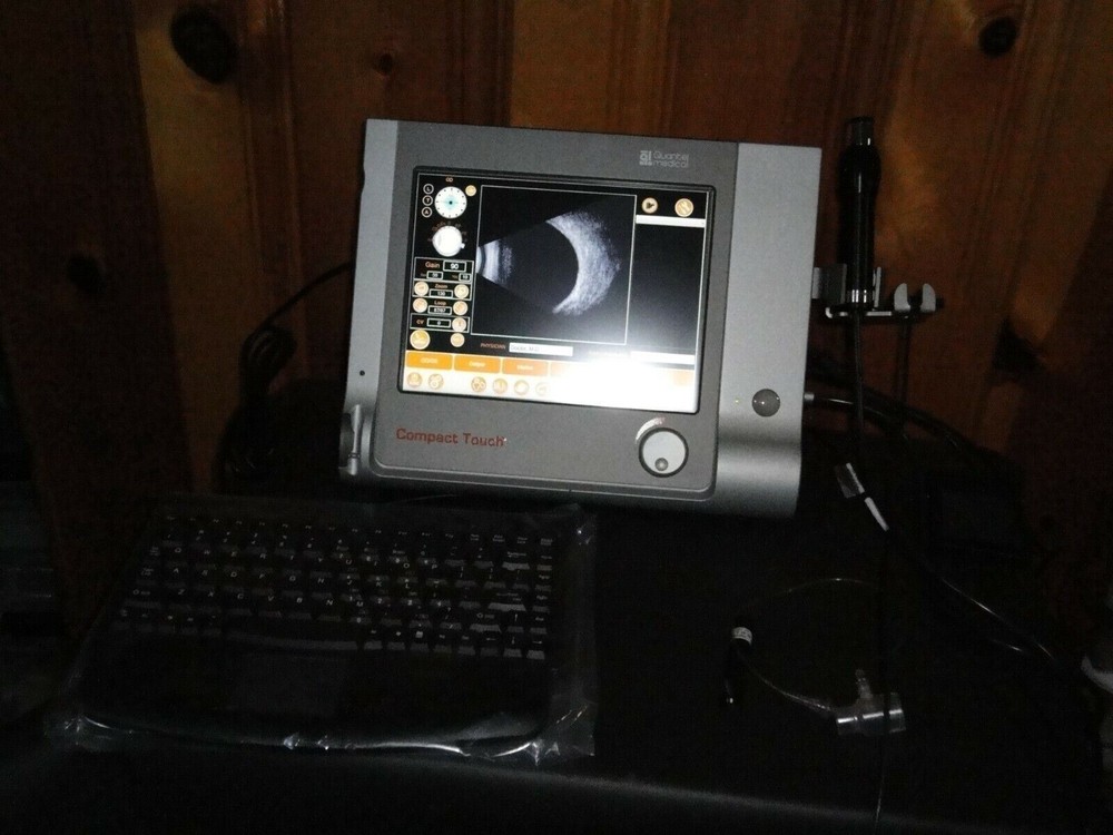 Quantel compact touch 2 touch scan A scan B scan ophthalmic ultrasound
