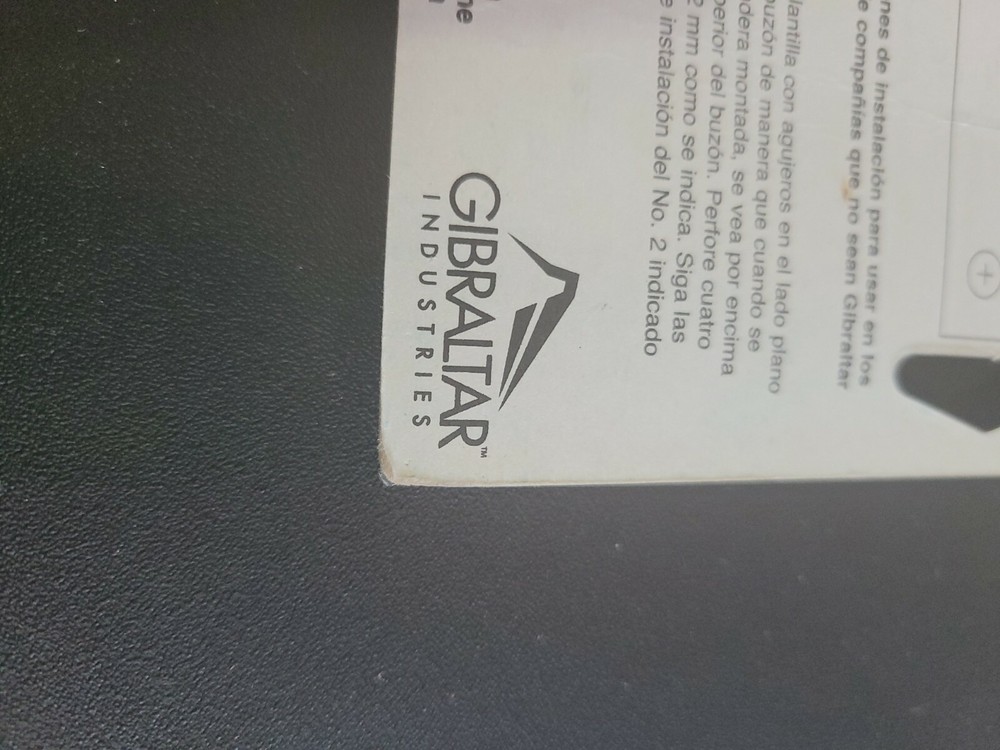 PostMaster Mailbox Replacement Flag Kit Rust Proof Plastic Red - Gibraltar