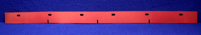 Tennant 5300 front squeegee blade 630288