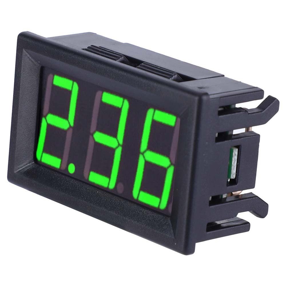 0.56 In Two Cable Digital DC Current Display Panel 0-10A Ammeter Accessory Part