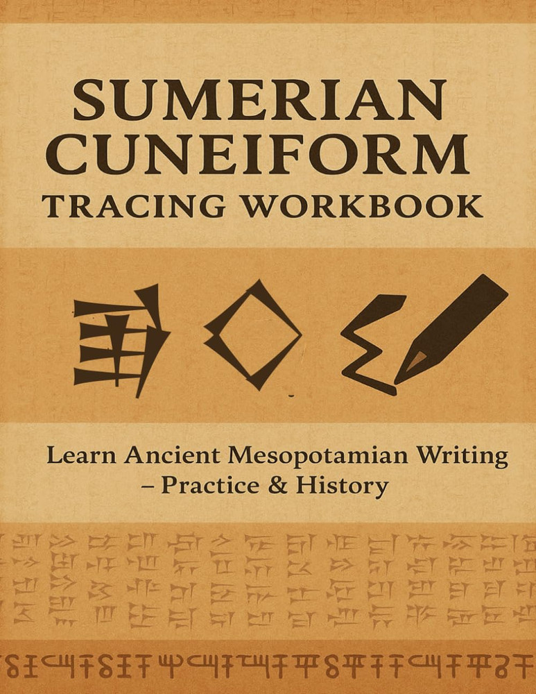 Sumerian Cuneiform Workbook: Practice Ancient Mesopotamian Writing: Learn to Rea