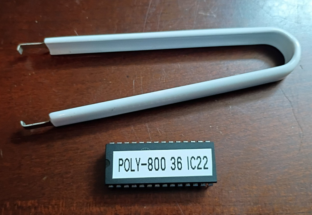 Korg Poly-800 EPROM OS 36 Upgrade and Chip Puller Tool