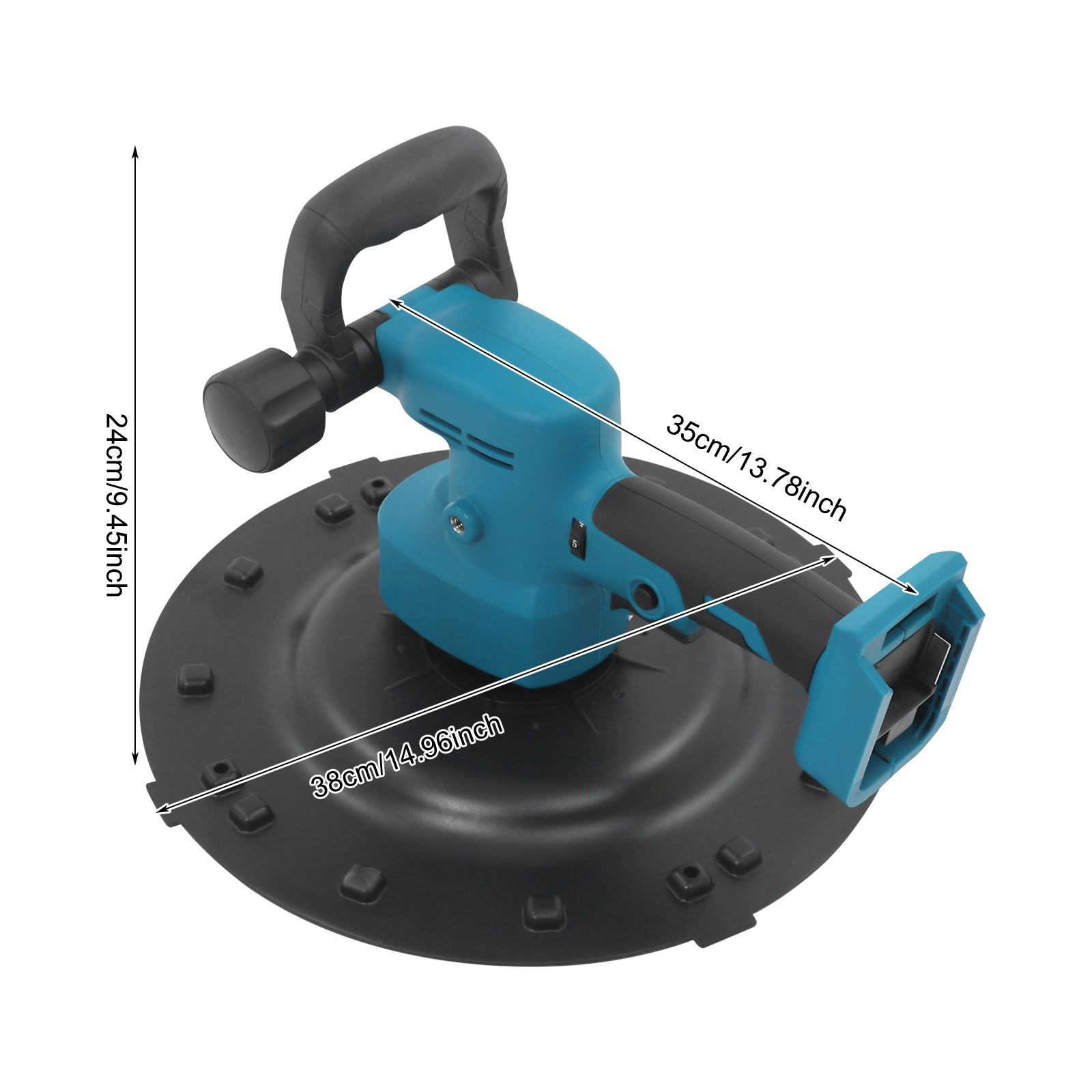 Electric Trowel Handheld Wall Smoothing Machine with Mixing Head 13.23 lbs SALE