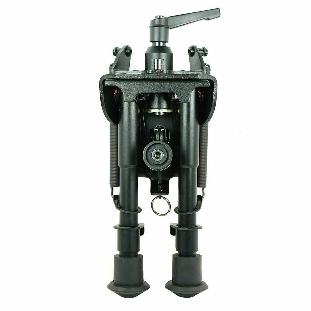 6''-9''Pivot Tilting Swivel Rifle Bipod Foldable Spring Return with S Lock Lever