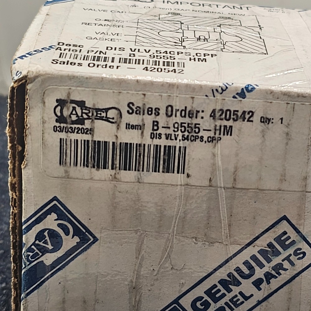 Ariel 54CPS Discharge Valve, CPP, B-9555-HM