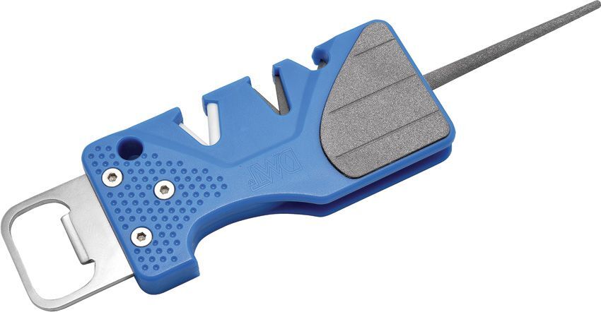 DMT PocketSharp Plus Blue Multi-Function Pocket Knife Sharpener Tool - 20170
