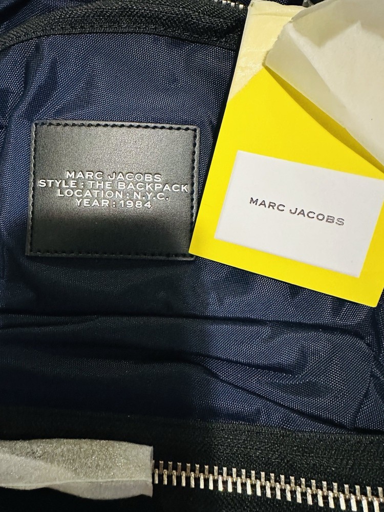 New Authentic Marc Jacobs Backpack Black,Retail $250