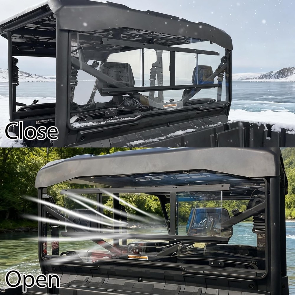 Hard Coated Rear Windshield for Can-Am Defender