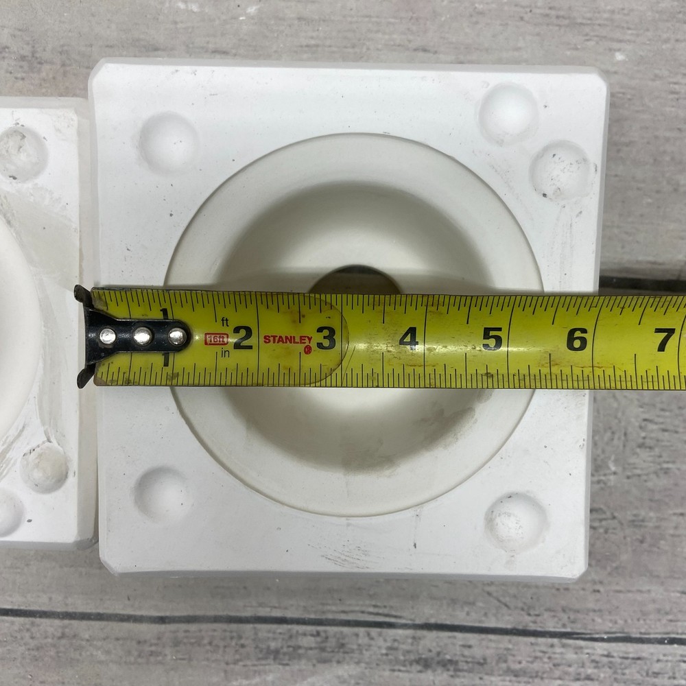 Vintage 1995 Boothe Mold Ceramic Casting Mold Plain Dip Insert #1068