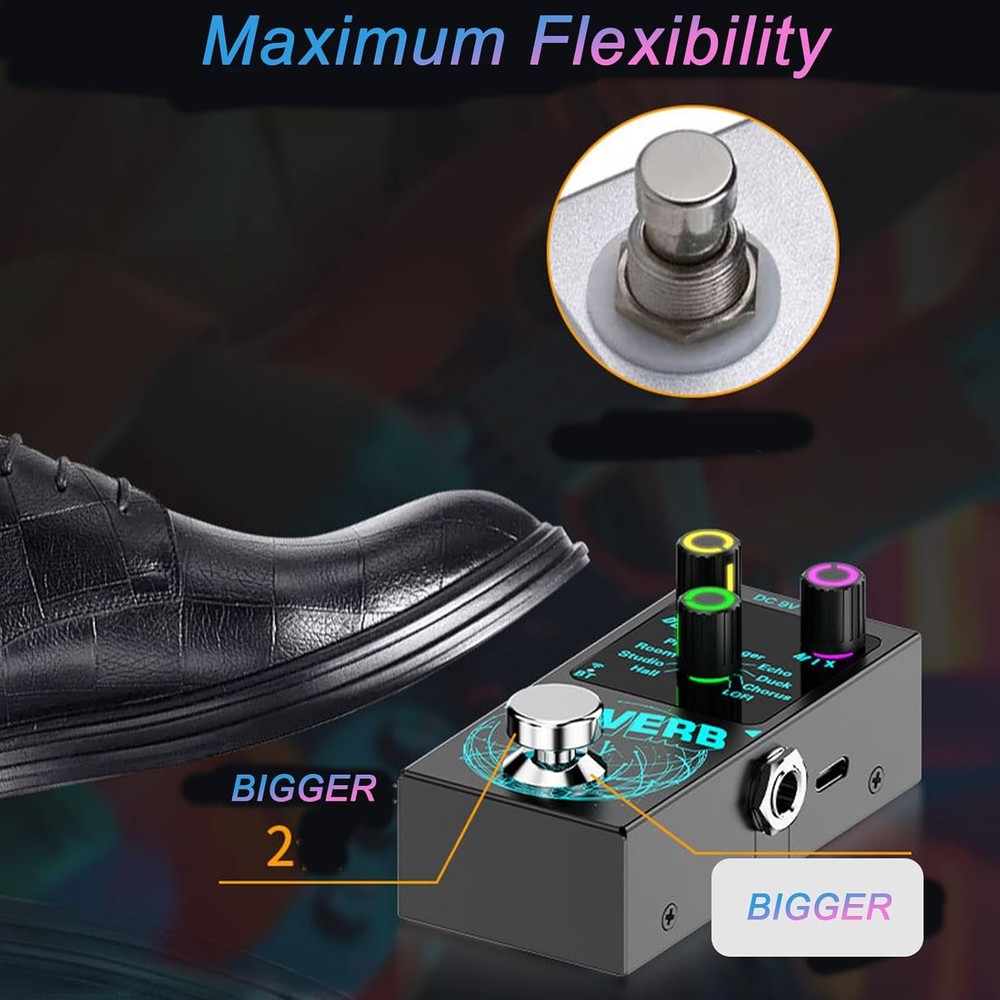 Mini Digital Reverb Guitar Pedal