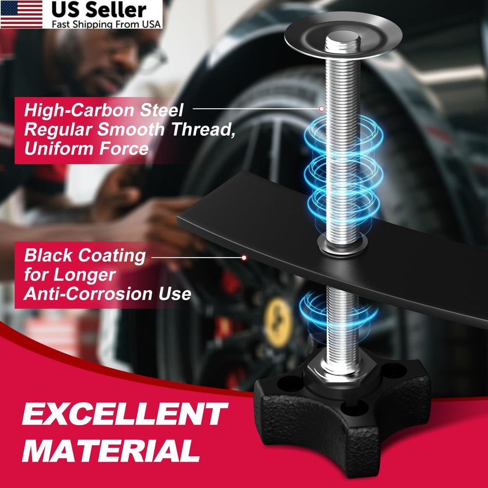 Brake Caliper Compression Tool, Heavy Duty Pad Spreader Large, Black