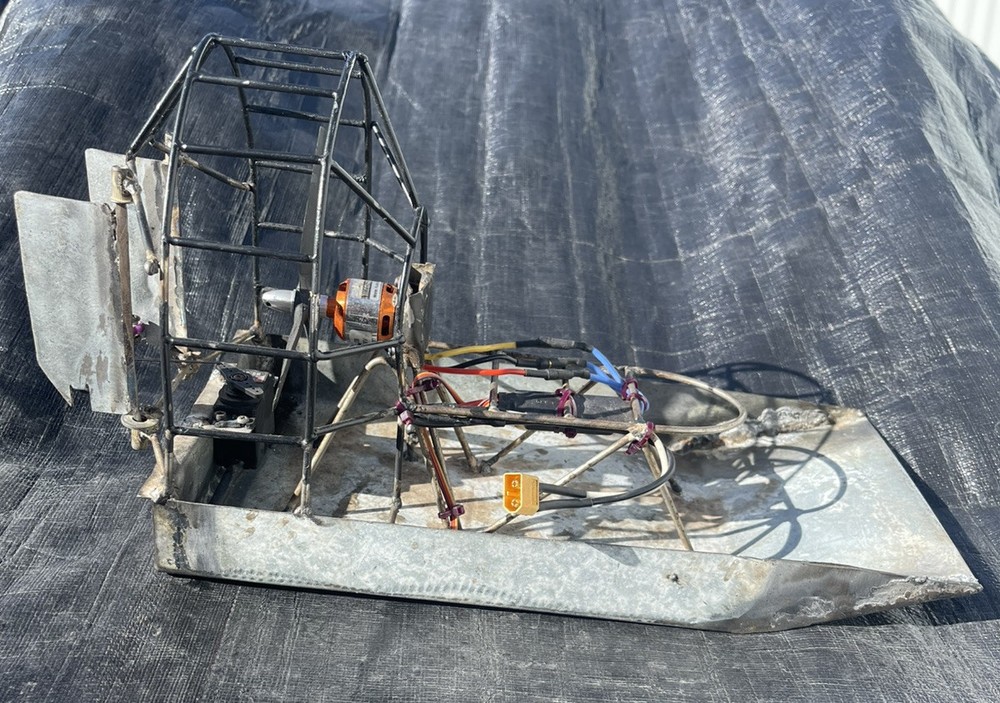 Custom Built Rc Air Boat *Project* Metal Built