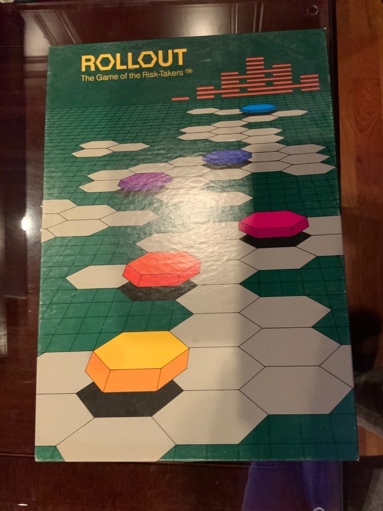 Rollout Board Game - Supremacy Games 1987 EXC