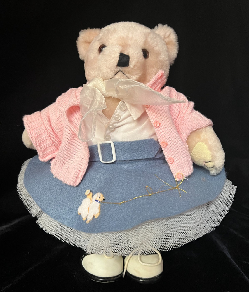 Bear 12" Dressed For The 50's Dance -L