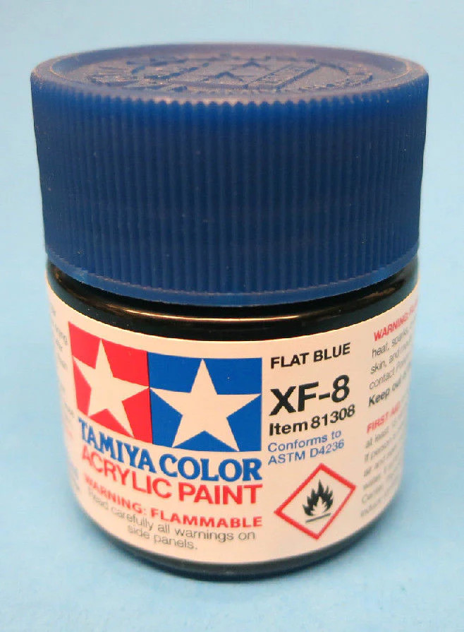 Tamiya Acrylic 23ml 81308 XF-8 Flat Blue