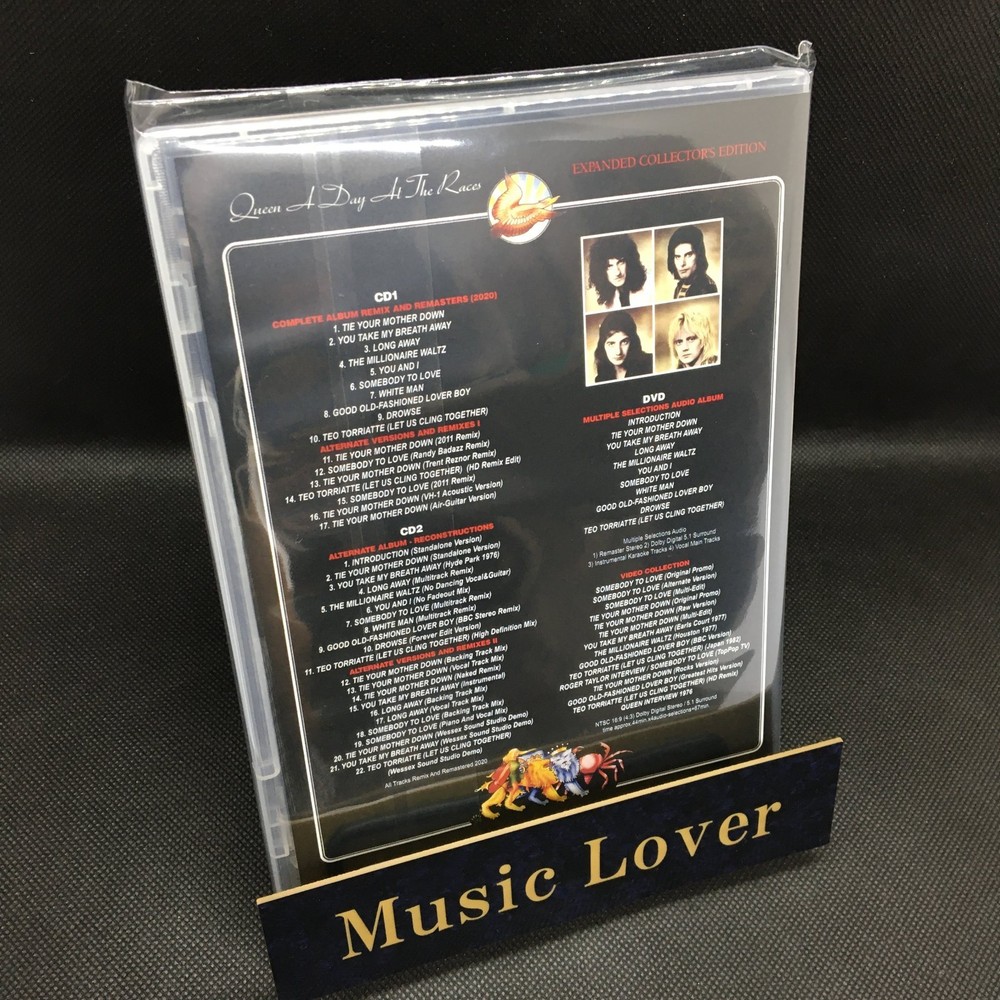 QUEEN / A DAY AT THE RACES EXPANDED 2CD+1DVD NEW