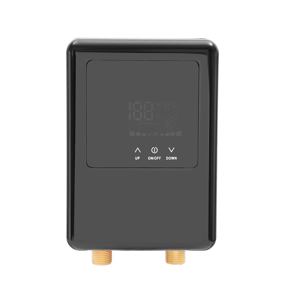 4500W Tankless Electric Hot Water Heater LCD Display Instant Boiler for Sink USA