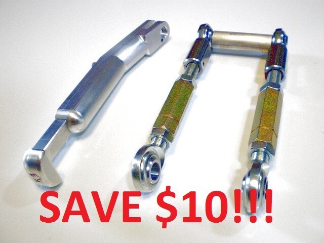 GSX-8R Fully Adjustable Lowering Links Kickstand Side 2024 Discount Combo Kit