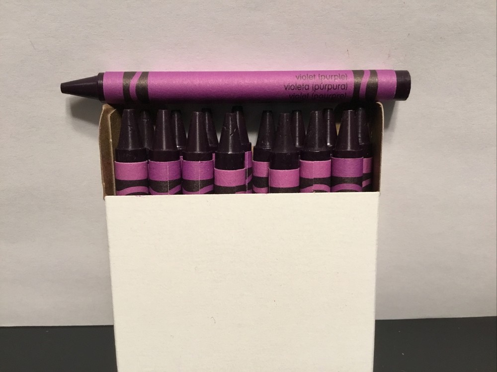 (16) Crayola Crayons (violet *purple*) BULK