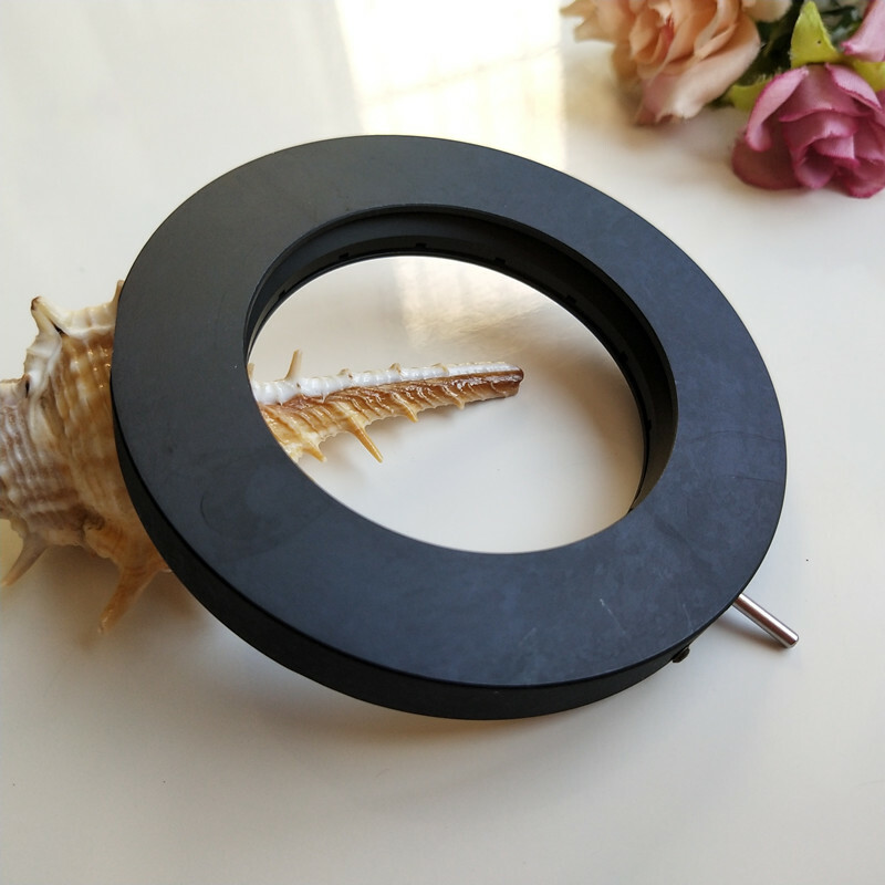 Adjustable Aperture 3-52mm Iris Diaphragm M4 Thread With Supporting Bracket