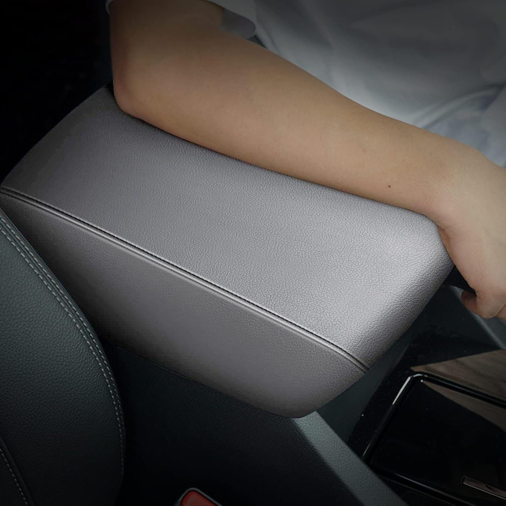 Light Gray Console Covers for 2013-2018 Subaru Forester Armrest Covers for Subar