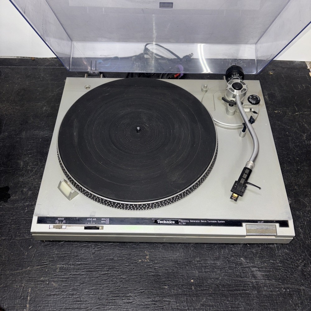 Technics SL-B1 Frequency Generator Servo Turntable Record Player Won’t Stay On