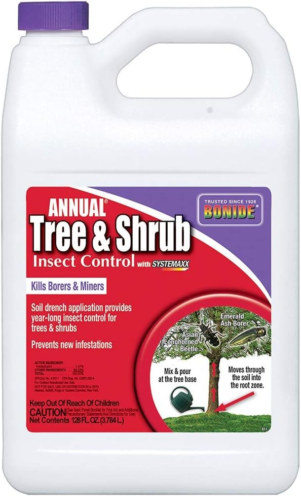 Bonide Annual Tree & Shrub Insect Control with Systemaxx, 128 oz...