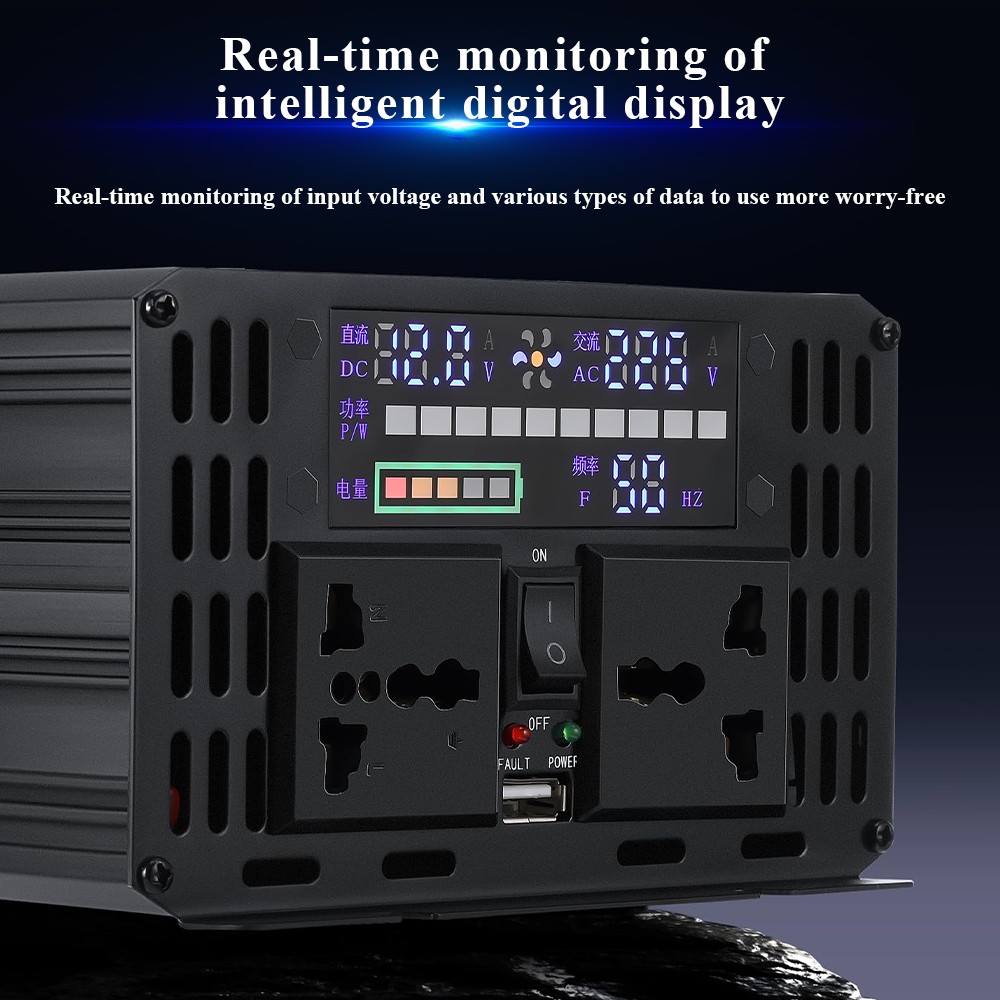 16000W Complete Solar Power Generator 100A Solar Panel Kit Home 110V Grid System