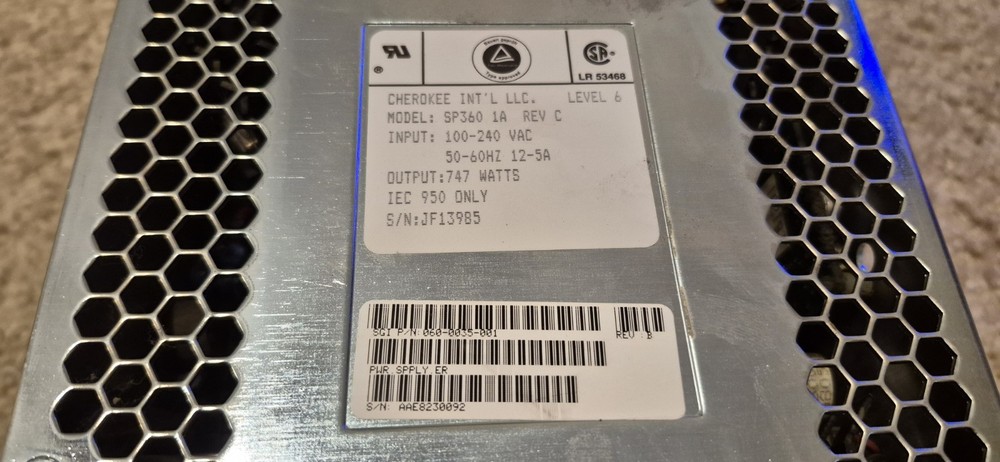 SGI OCTANE POWER SUPPLY , TESTED , WORKS