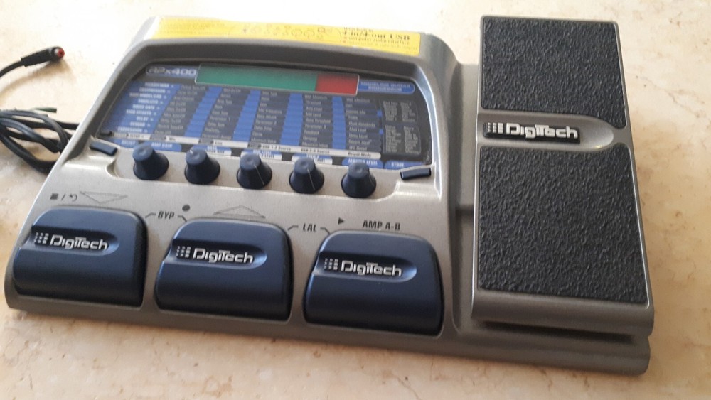 Digitech RPx400 Amp Modeler Multi Effects Processor Guitar Effect Pedal + PSU