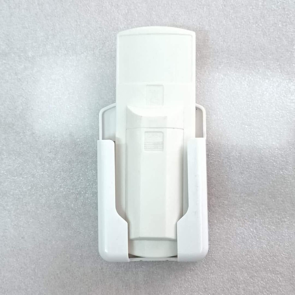 E-outstanding Remote Control Rack Holder White Wall-Mounted Organizer